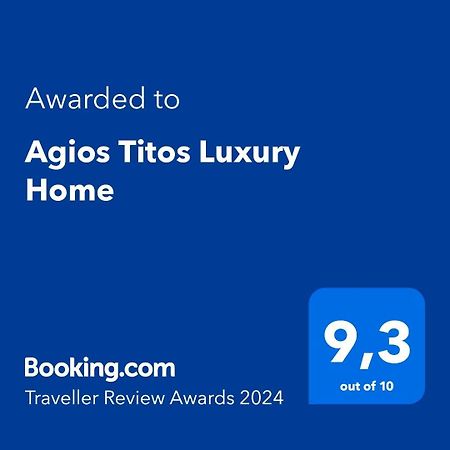 Agios Titos Luxury Home Heraklion Exterior foto